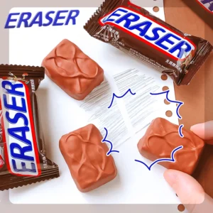 Creative Snicker Chocolate Bar Eraser