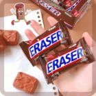 Creative Snicker Chocolate Bar Eraser