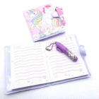 Cute Mini Unicorn Design Pocket Diary with Pen for Kids (Random Colour)