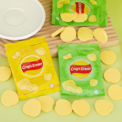 Potato Chips Eraser Pack of 4 Pcs