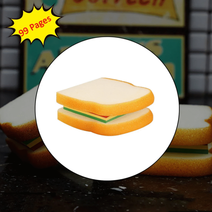 Sandwich Shaped Notepad / Sticky Notes