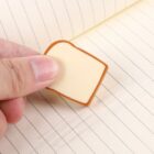 Cute & adorable Toast Bread Eraser Pack of 4 Pcs