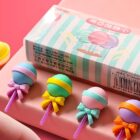 Dessert Eraser Set of 4 themed
