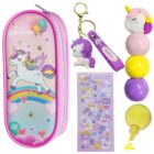 4 In 1 Magic unicorn Pouch with Highlighter and Keychain