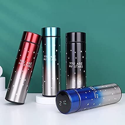Star temperature water bottle for kids and adults 500 ml