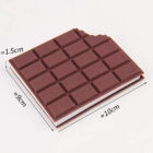 Small Chocolate Scented Bite-Shape Pocket Diary – Rectangular Memo Notebook for Kids (80 Pages)