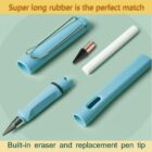 4ver Writing Infinite Pencil with Inside Eraser/ No Sharpen Pencil