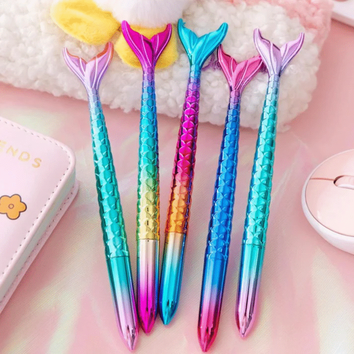 Enchanting Mermaid Style Gel Pen ( Pack of 1 )