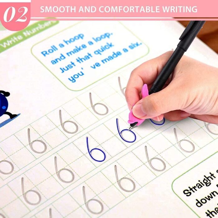 Magic Writing Notebook, SANKBOOK ,Number Tracing Book for Preschoolers with Pen