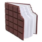 Small Chocolate Scented Bite-Shape Pocket Diary – Rectangular Memo Notebook for Kids (80 Pages)