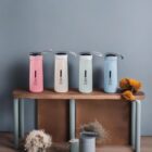 Nice glass insulated water bottle 500 ml