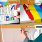 Unicorn Drawing Kit (145pc) - Markers, Crayons, H&B Pencils, Case