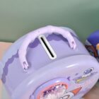 Astronaut Design Tin Box Piggy Bank - Password Protected (Pack of 1)