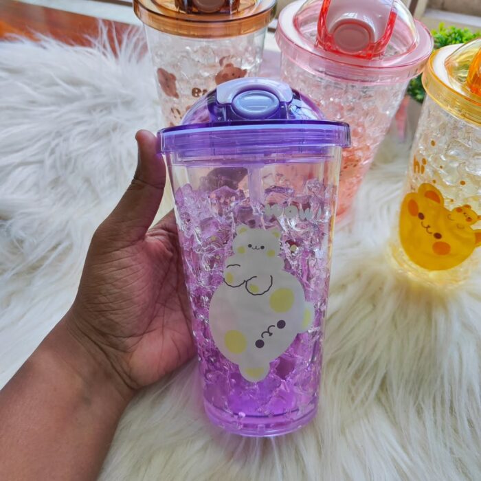 Baby Animal Face Water Bottle - 450 ML