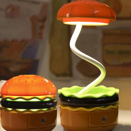 Burger Shape Study Table Lamp for Kids ( Pack of 1 )