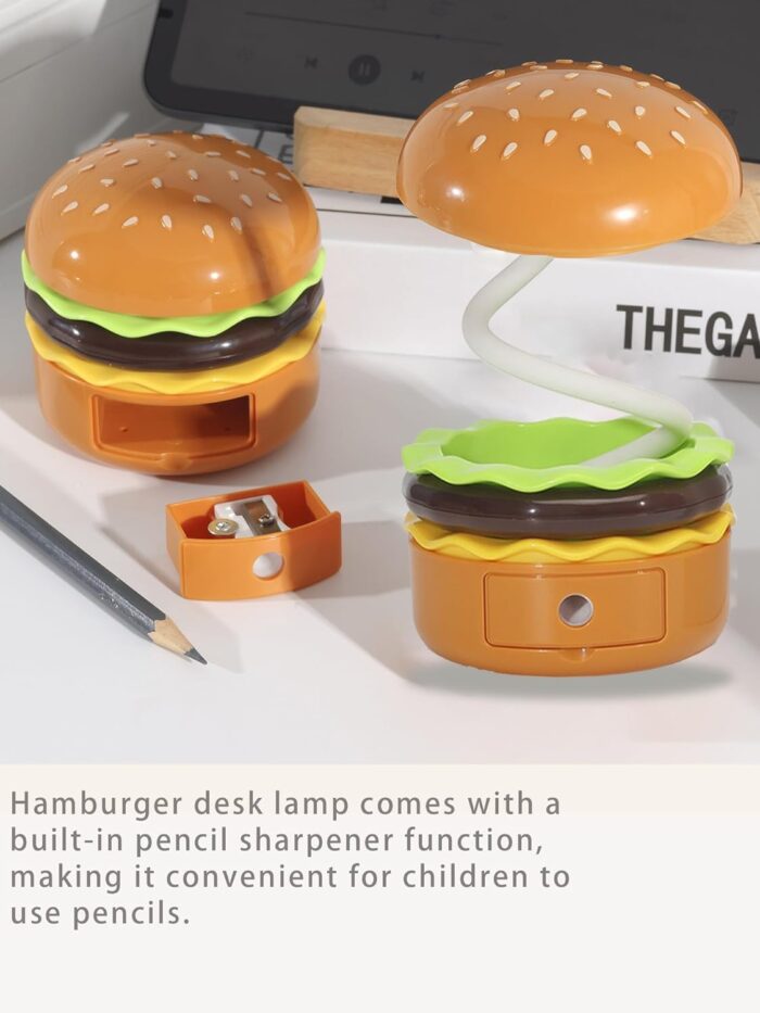 Burger Shape Study Table Lamp for Kids ( Pack of 1 )