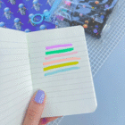 Confetti Astronaut Bottle Highlighter Set