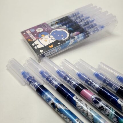 Space Print Gel pen (6 pcs)