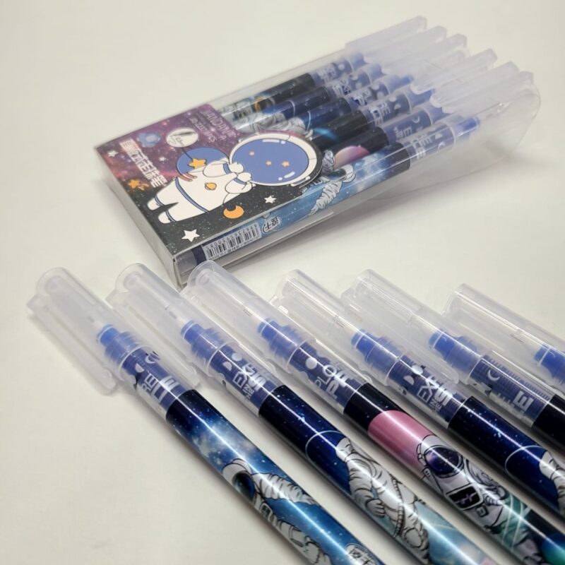 Space Print Gel pen (6 pcs)