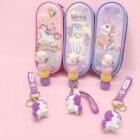 4 In 1 Magic unicorn Pouch with Highlighter and Keychain