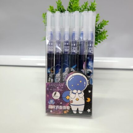 Space Print Gel pen (6 pcs)