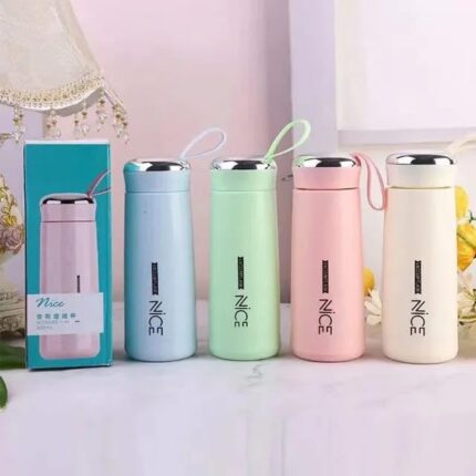 Nice glass insulated water bottle 500 ml