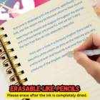 Unicorn Erasable Gel Pen Pack of 12