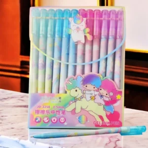 Unicorn Erasable Gel Pen Pack of 12pcs