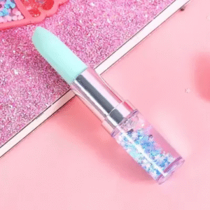 Cute Lipstick Shape Liquid Writing Star Glitter Gel Pens