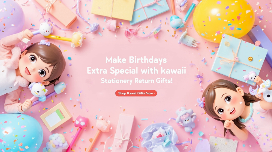 15 Unique and Affordable Birthday Return Gift Ideas with Kawaii Stationery