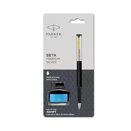 Parker Beta Premium Silver Fountain Pen