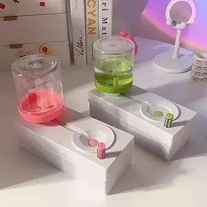 Paint Brush Cleaner Rinser with Drain & Water Recycling | Paintbrush Scrubber for Watercolor, Oil & Water-Based Brushes | Painting Water Dispenser & Washer