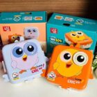 Kids 3-Compartment Stainless Steel Lunch Box with Chicken Cartoon Design & Spoon – Leakproof, BPA-Free