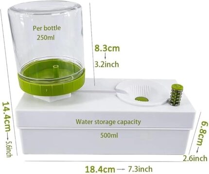 Paint Brush Cleaner Rinser with Drain & Water Recycling | Paintbrush Scrubber for Watercolor, Oil & Water-Based Brushes | Painting Water Dispenser & Washer