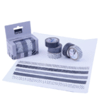 Brustro Timeless Patterns Washi Tape Set of 5 – 15mm x 5mtr