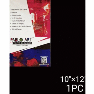 Pablo Art 10×12 Black Stretched Canvas Board