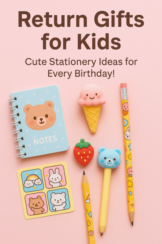 The Perfect Return Gifts for Kids: Cute Stationery Ideas for Every Birthday!
