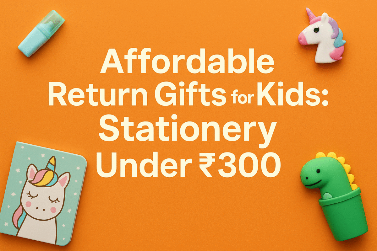 Affordable Return Gifts for Kids: Stationery Under ₹300