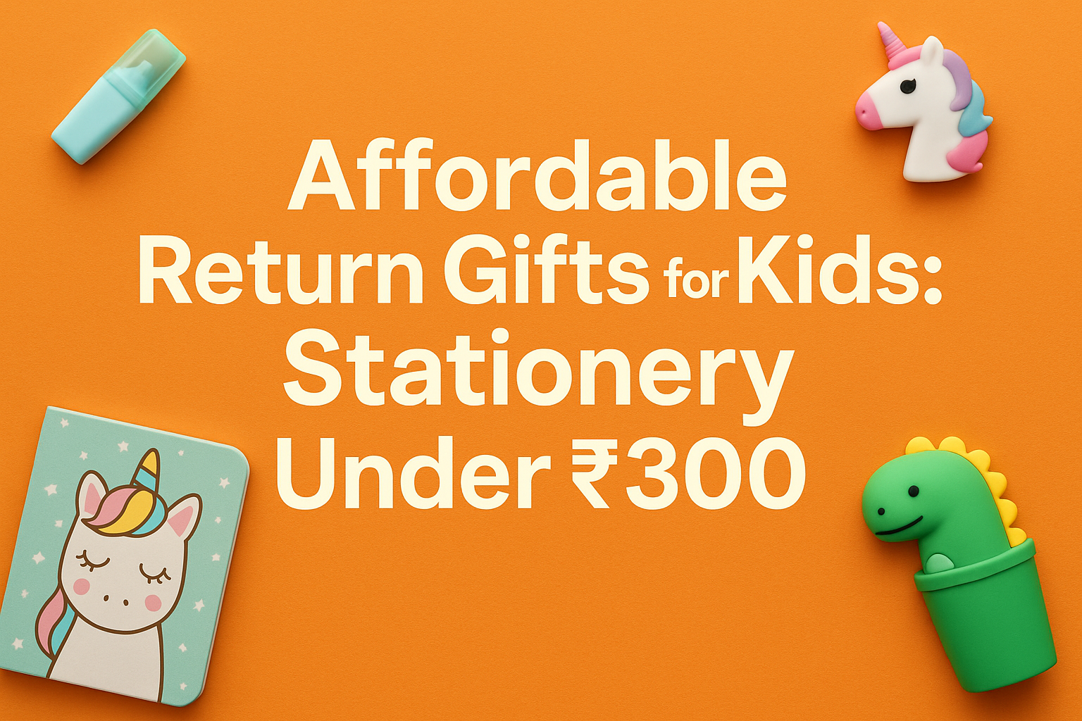 Affordable Return Gifts for Kids: Stationery Under ₹300