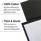 Pablo Art 12×16 Black Canvas Board