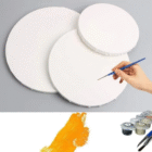 Pablo Art 6 inch Round Canvas Board