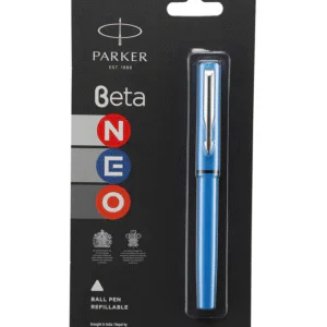 Parker Beta Neo Chrome Trim Ball Pen Ink Color – Blue