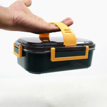 Stainless Steel Insulated Leak-Proof Lunch Box | 2 Compartment | Airtight & Spill-Proof | Assorted Colors