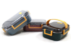 Stainless Steel Insulated Leak-Proof Lunch Box | 2 Compartment | Airtight & Spill-Proof | Assorted Colors