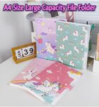 unicorn 6-Grid button file folder A4