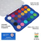 Doms Water Colour Cakes 23mm For Students