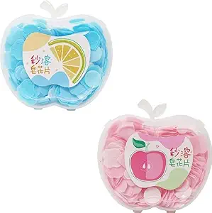 Apple Shape Box Inside Paper Soap: Your On-the-Go Cleaning Companion (Pack of 1)
