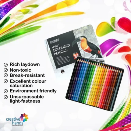 BRUSTRO Artists Colour Pencil Set of 24