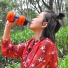 Collapsible Silicone Water Bottle 550ML