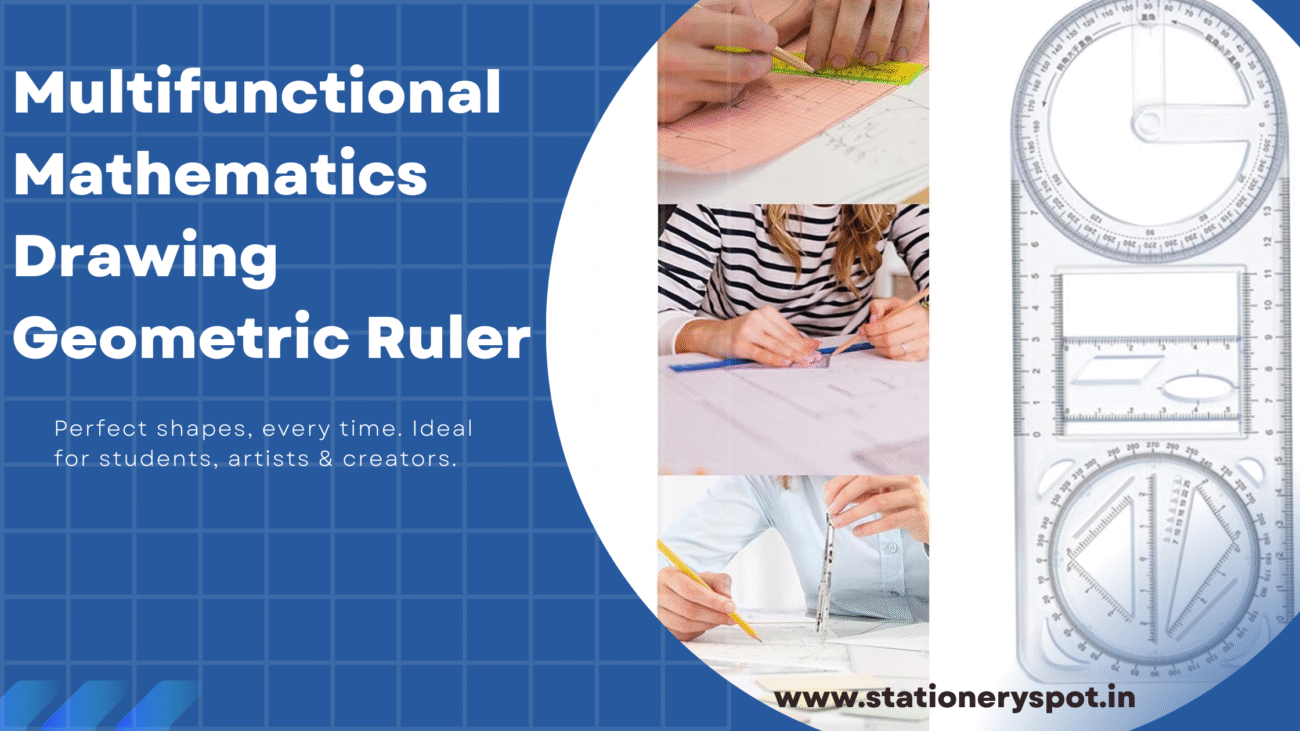 Master Geometry & Art with the Multifunctional Mathematics Drawing Geometric Ruler